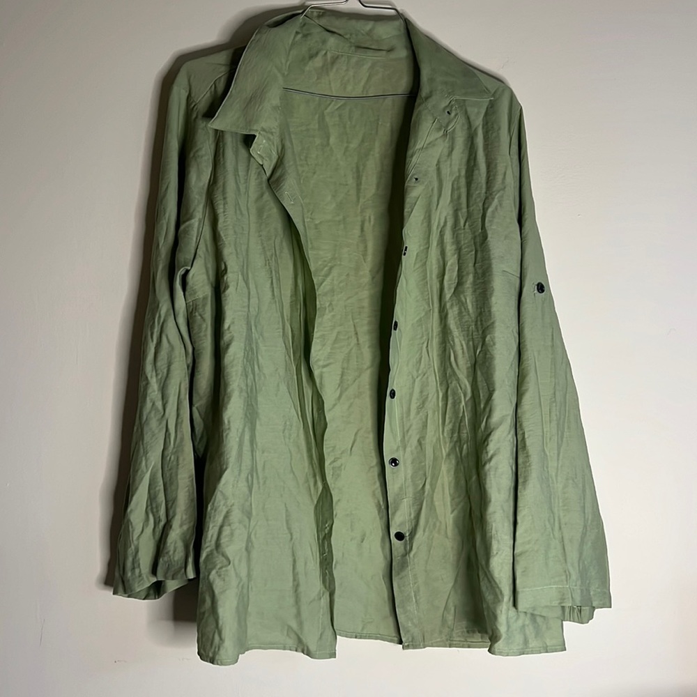 Green Cardigan